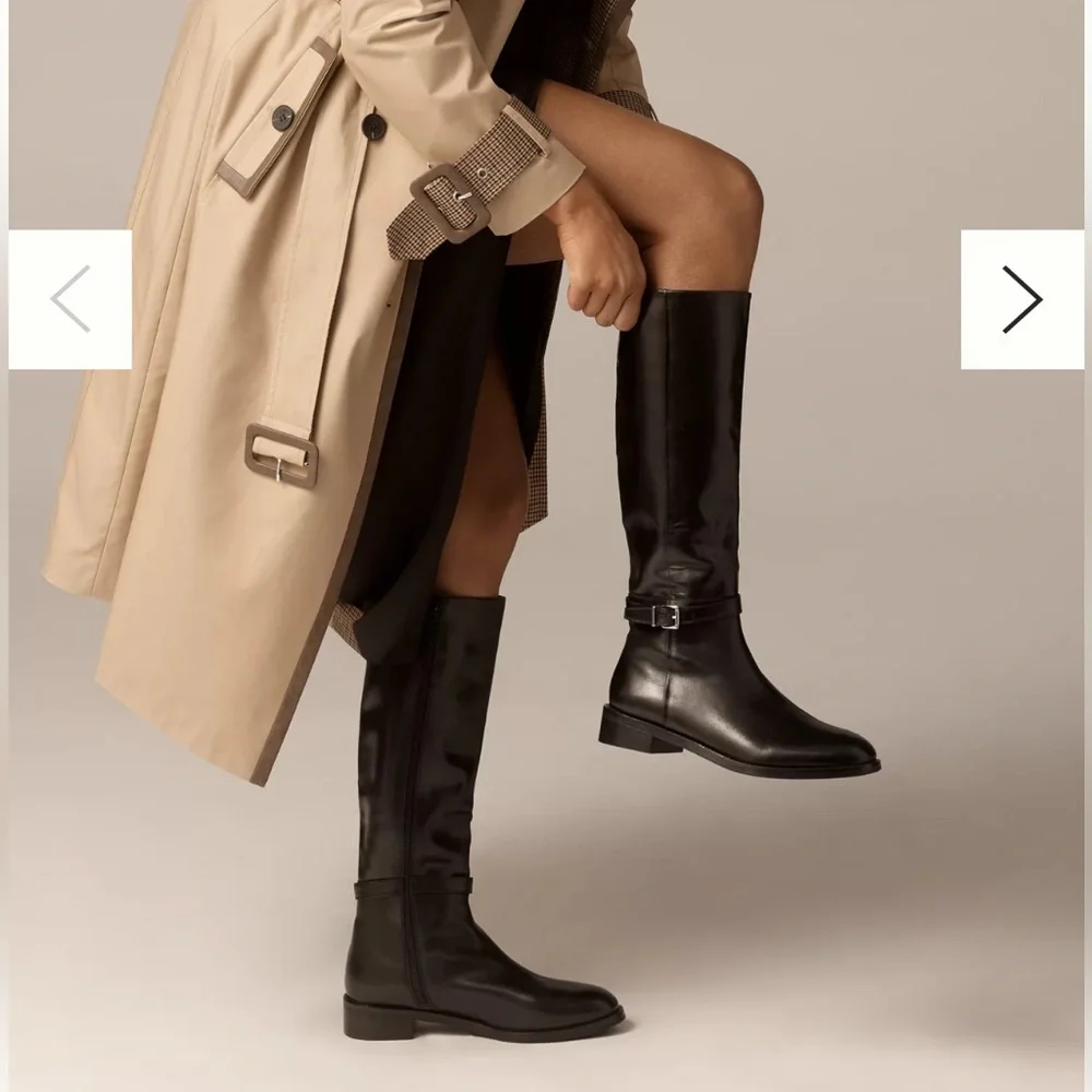 Maeve Buckle Strap Riding Boot - Picture 1 of 4